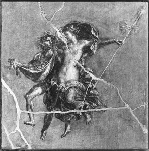 Faune et Bacchante, de Pompéi